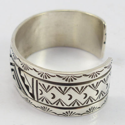 Silver Overlay Cuff by Peter Nelson - Garland's