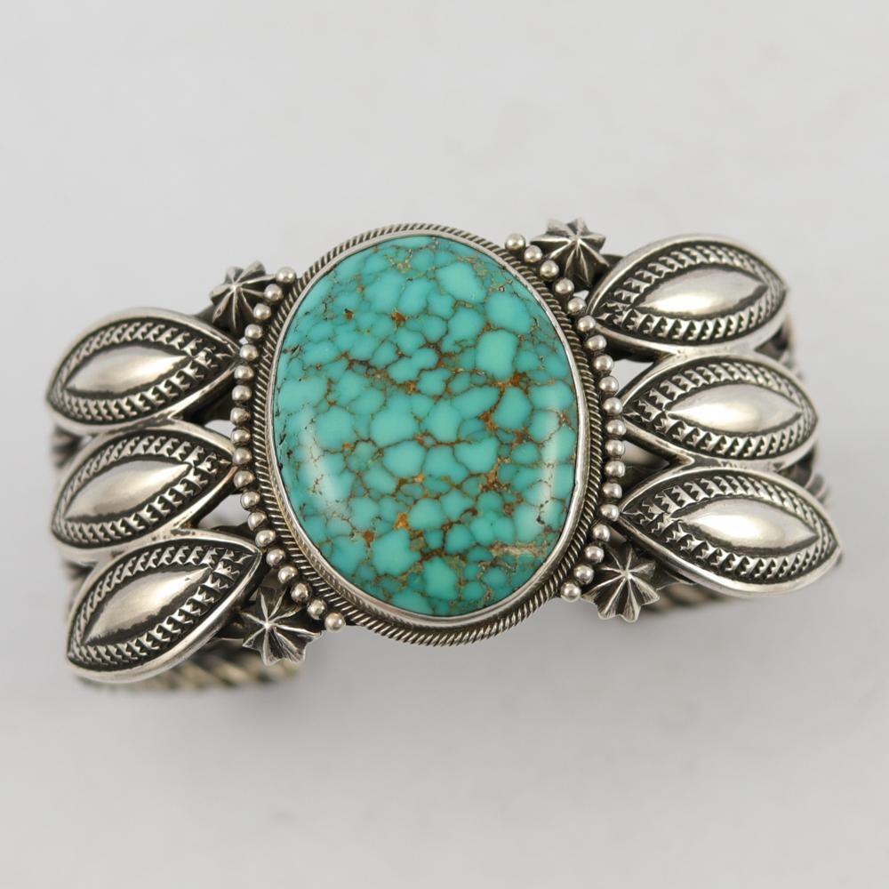 Kingman Turquoise Cuff by Perry Shorty - Garland's