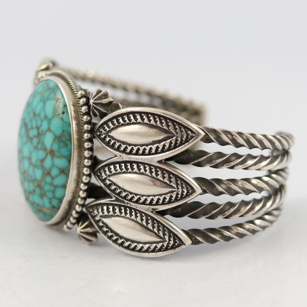 Kingman Turquoise Cuff by Perry Shorty - Garland's