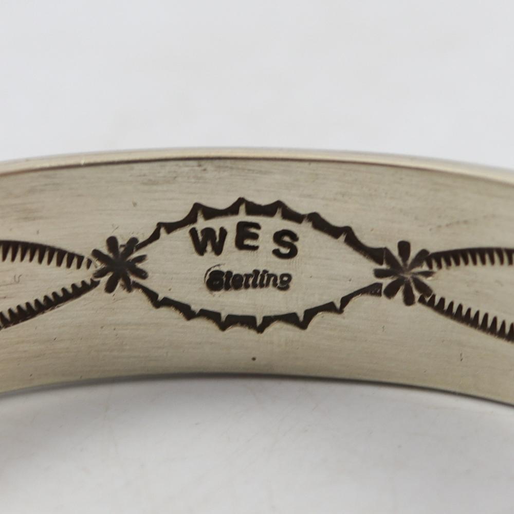 Silver Overlay Cuff by Wesley Begay - Garland's