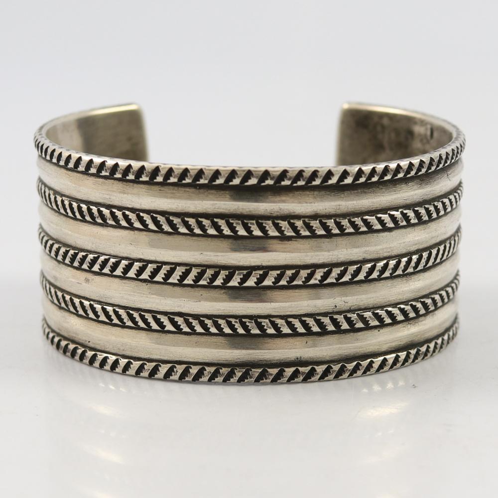 Coin Silver Cuff by Perry Shorty - Garland's