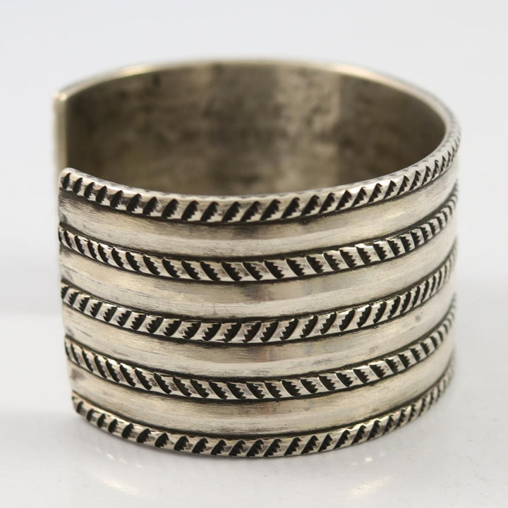 Coin Silver Cuff by Perry Shorty - Garland's