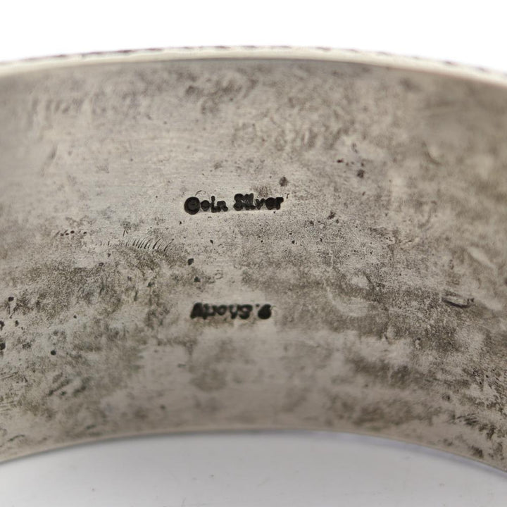 Coin Silver Cuff by Perry Shorty - Garland's