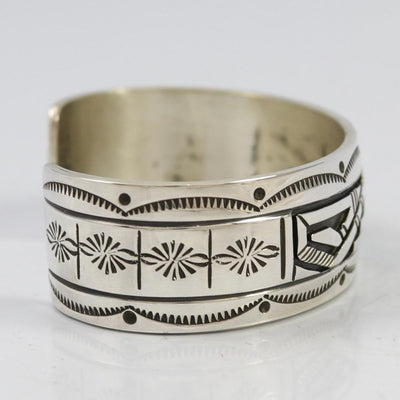 Silver Overlay Cuff by Peter Nelson - Garland's