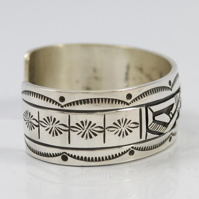 Silver Overlay Cuff by Peter Nelson - Garland&
