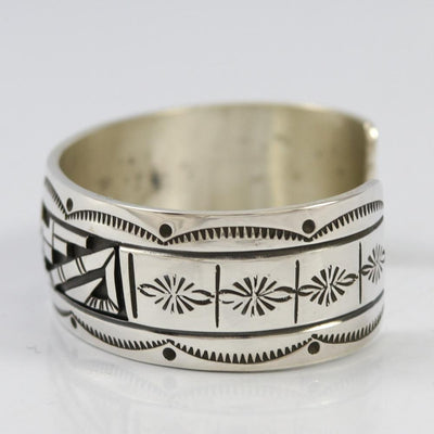 Silver Overlay Cuff by Peter Nelson - Garland's