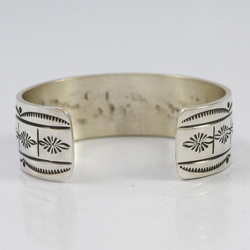 Silver Overlay Cuff by Peter Nelson - Garland&