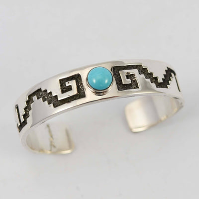 Turquoise Cuff Bracelet by Marie Jackson - Garland's
