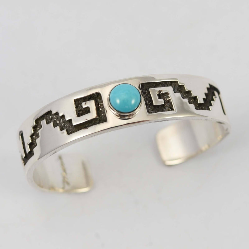Turquoise Cuff Bracelet by Marie Jackson - Garland&