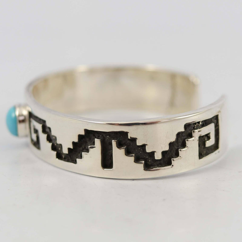 Turquoise Cuff Bracelet by Marie Jackson - Garland&