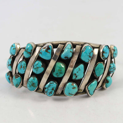 1960s Burnham Turquoise Cuff by Vintage Collection - Garland's