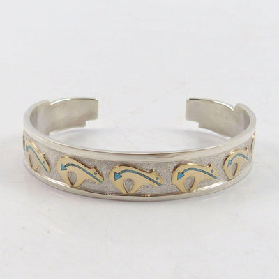 Gold on Silver Cuff by Robert Taylor - Garland's