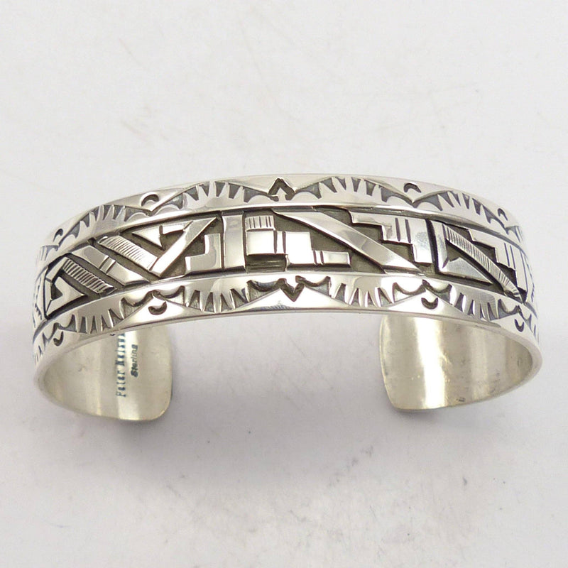 Silver Overlay Cuff by Peter Nelson - Garland&
