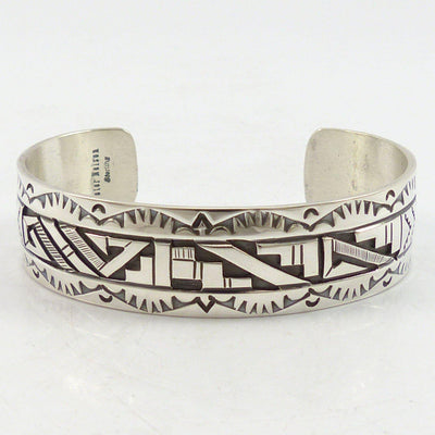 Silver Overlay Cuff by Peter Nelson - Garland's