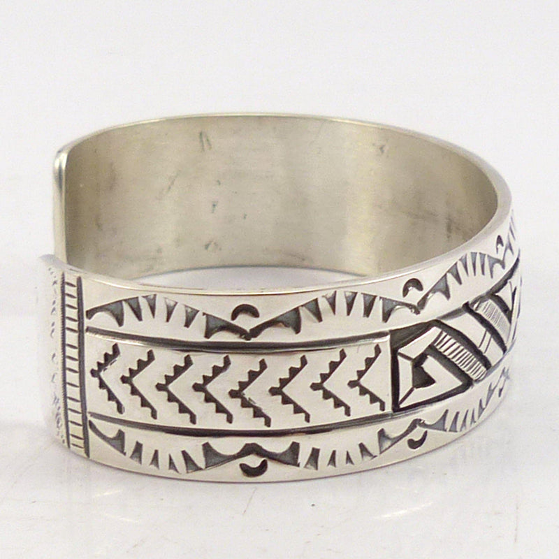 Silver Overlay Cuff by Peter Nelson - Garland&