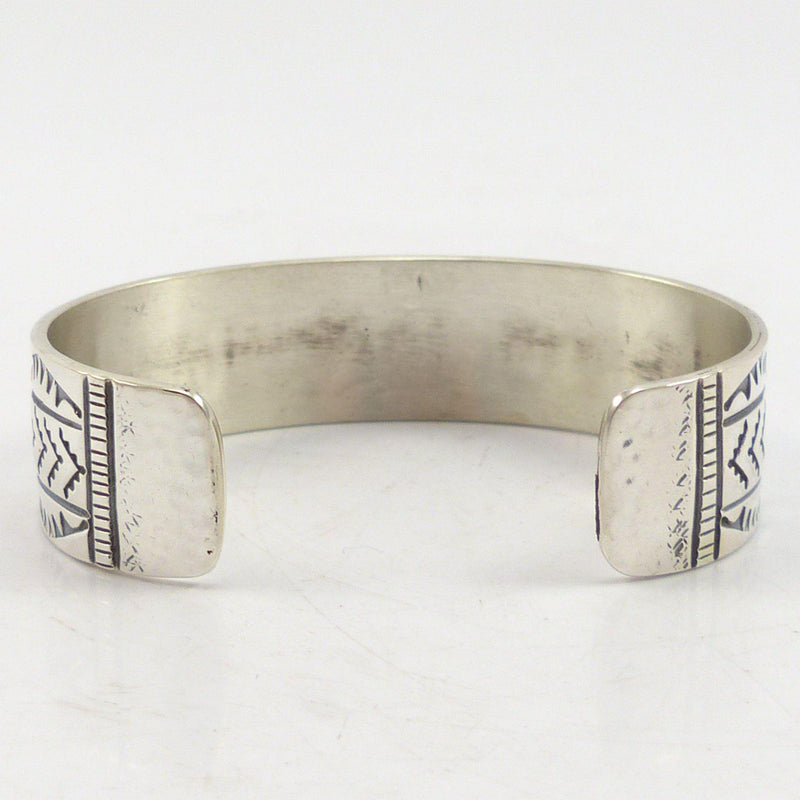 Silver Overlay Cuff by Peter Nelson - Garland&