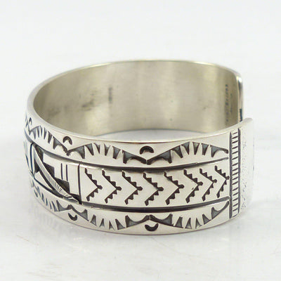 Silver Overlay Cuff by Peter Nelson - Garland's