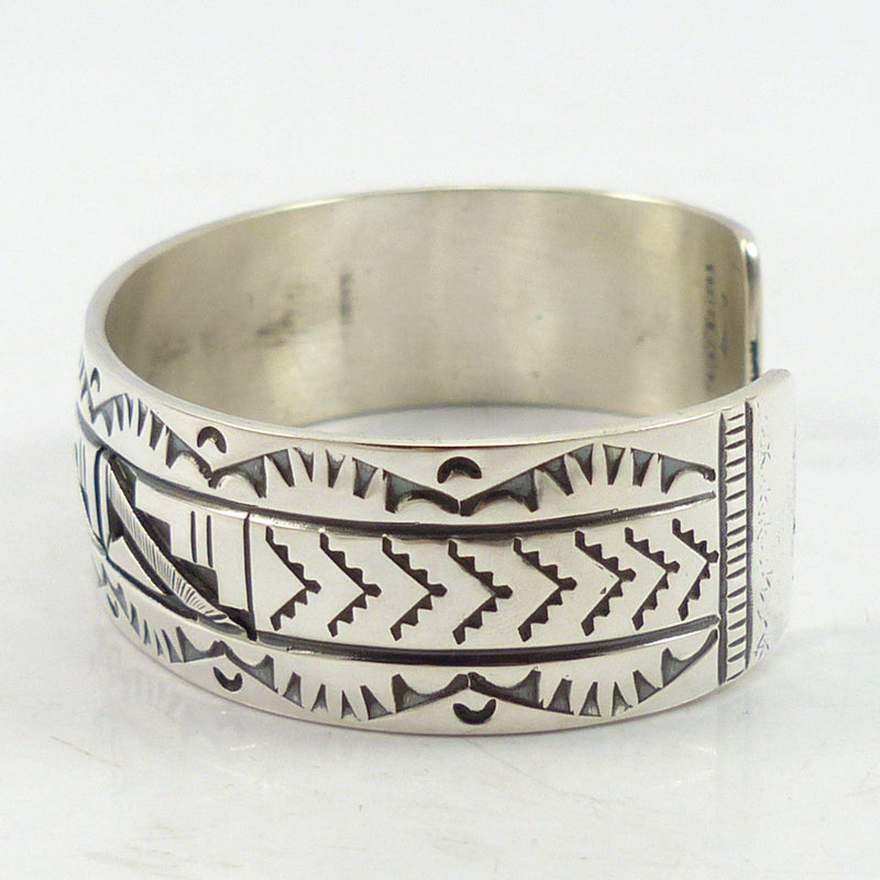 Silver Overlay Cuff by Peter Nelson - Garland&