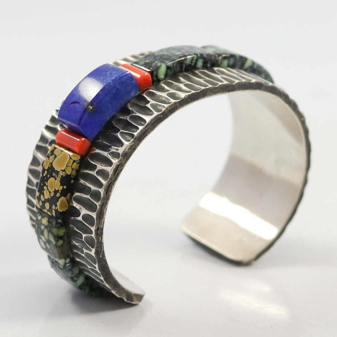 Multi-Stone Cuff by Alvin Yellowhorse - Garland's