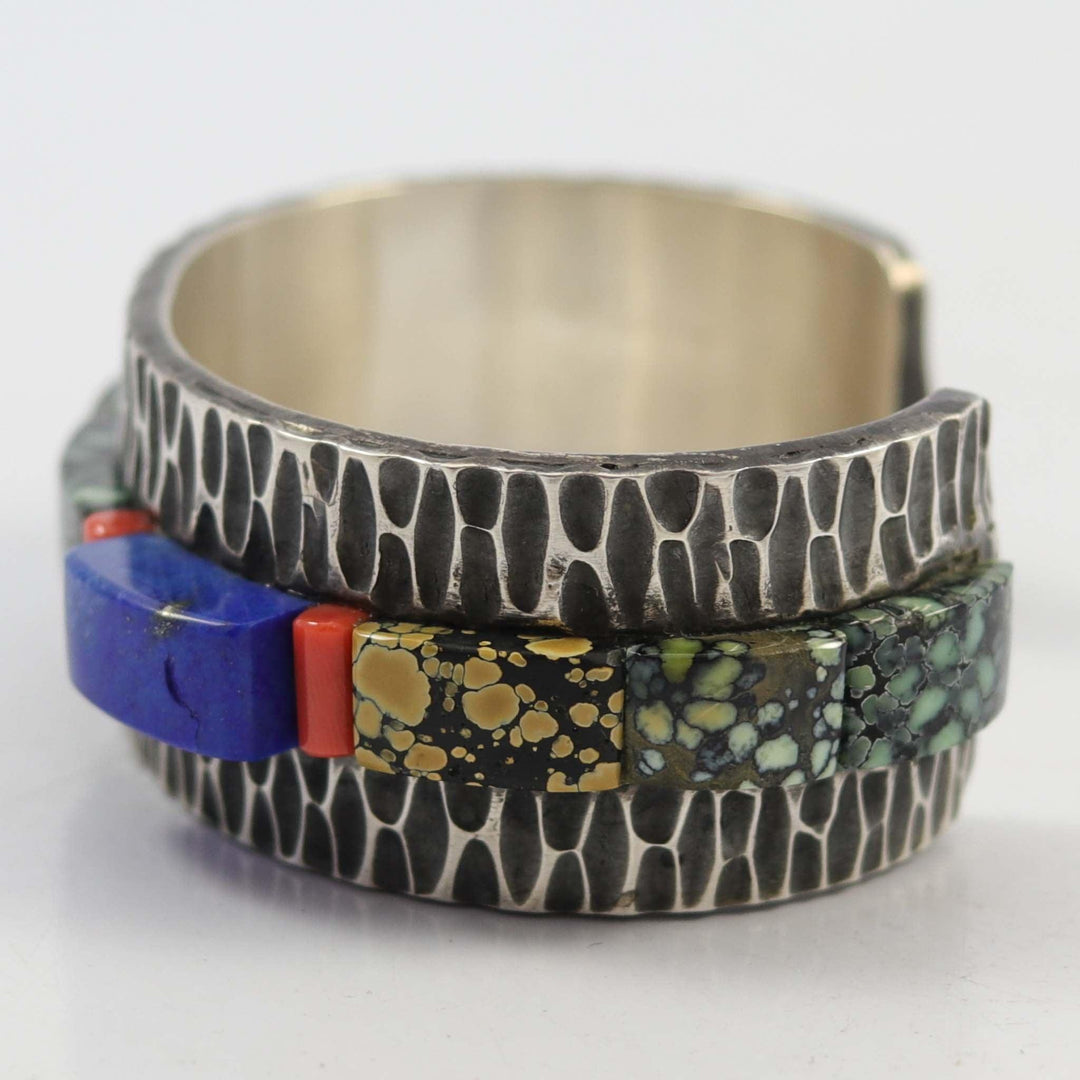 Multi-Stone Cuff by Alvin Yellowhorse - Garland's