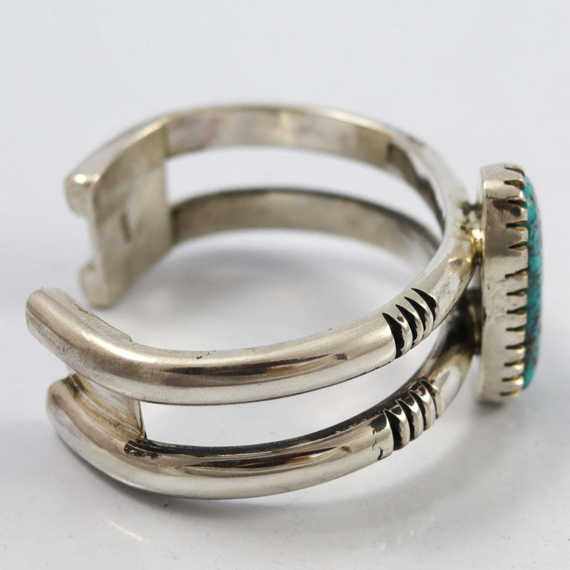 Kingman Turquoise Cuff by Kee Yazzie - Garland&
