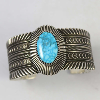 Kingman Turquoise Cuff by Ron Bedonie - Garland's
