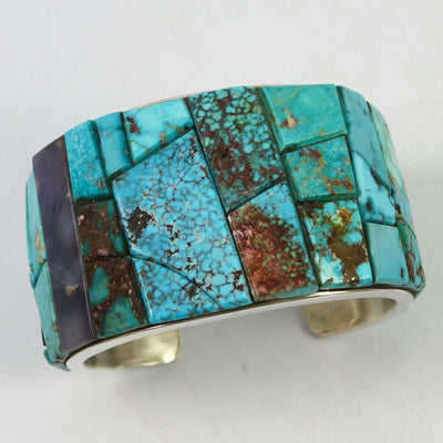 Multi-Stone Inlay Cuff by Na Na Ping - Garland's