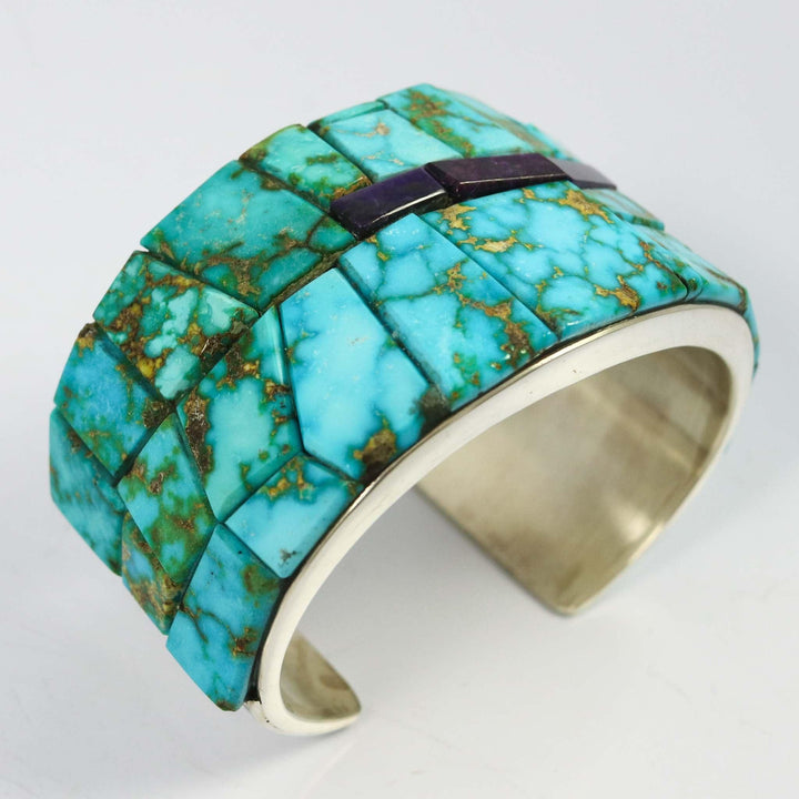 Turquoise and Sugilite Cuff by Na Na Ping - Garland's