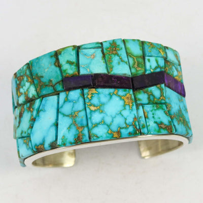 Turquoise and Sugilite Cuff by Na Na Ping - Garland's