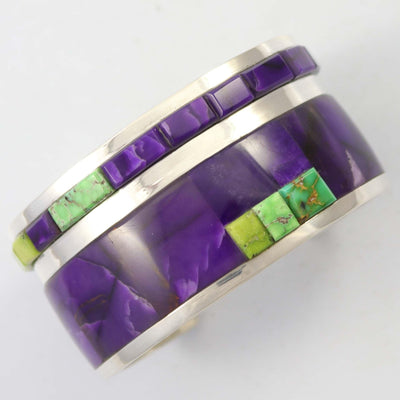Sugilite and Turquoise Cuff by Na Na Ping - Garland's