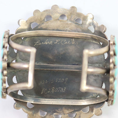 1950s Turquoise Cuff by Alice Quam - Garland's