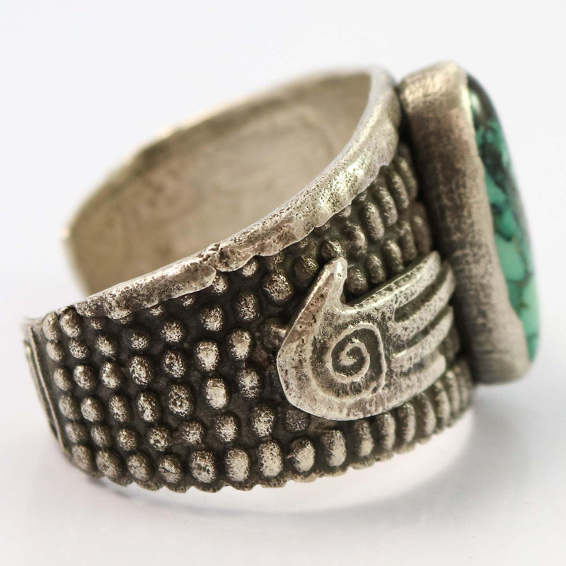New Lander Turquoise Cuff by Anthony Lovato - Garland&