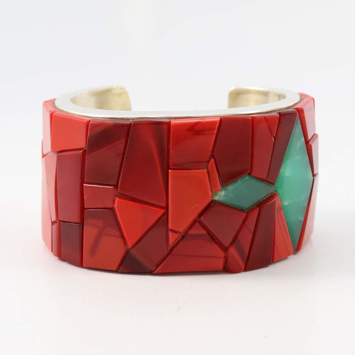 Rosarita and Chrysoprase Cuff by Na Na Ping - Garland's