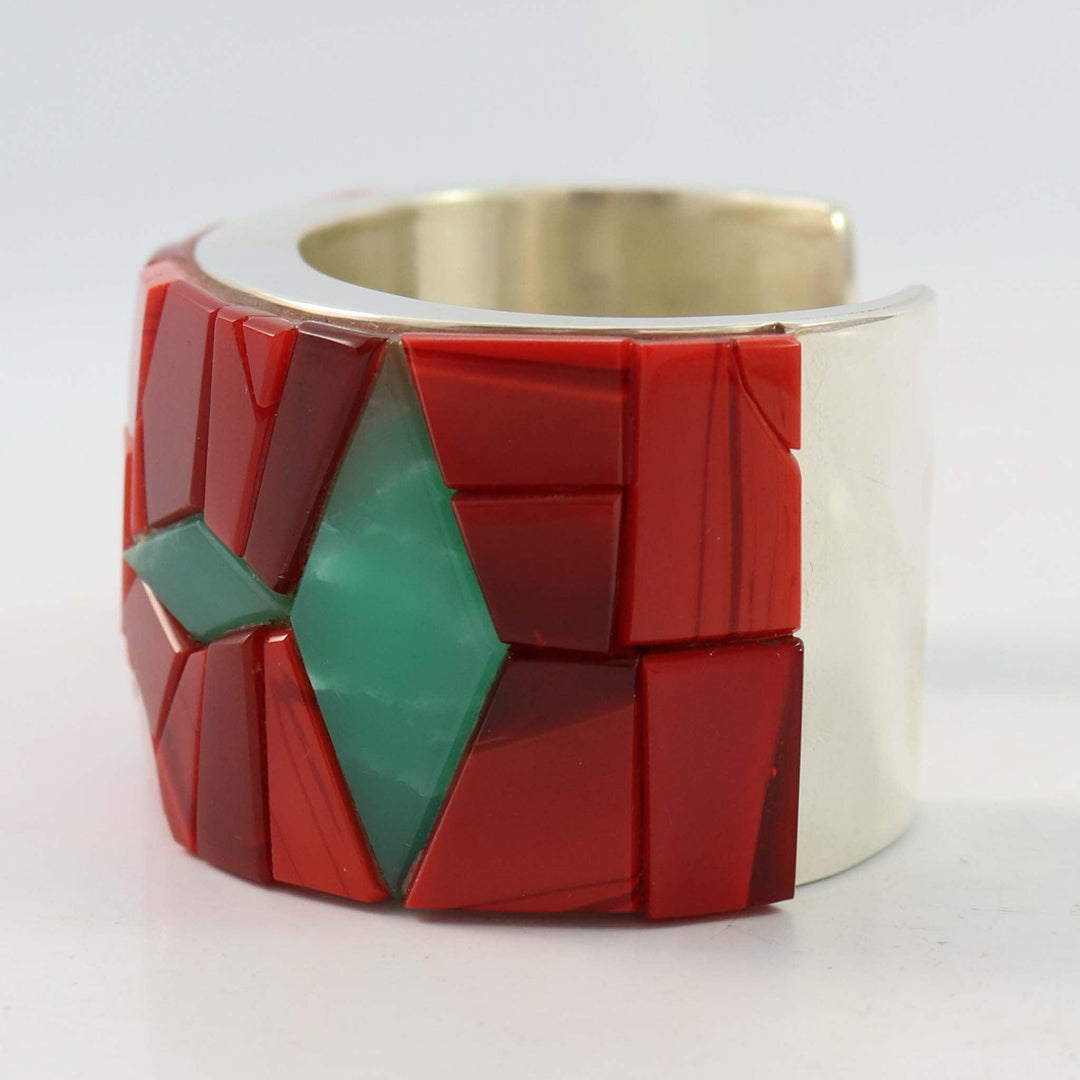 Rosarita and Chrysoprase Cuff by Na Na Ping - Garland's