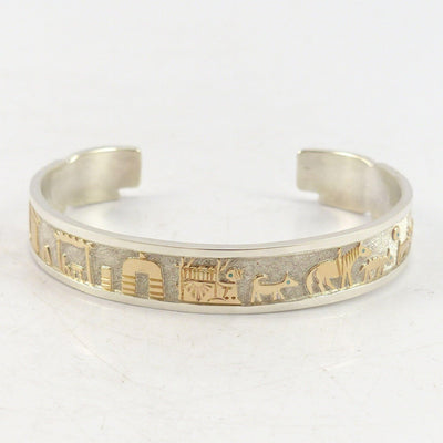 Gold and Silver Cuff by Robert Taylor - Garland's
