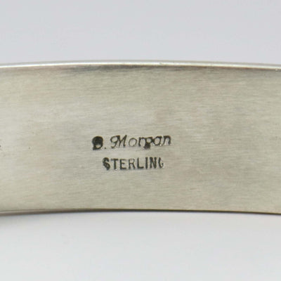 Stamped Silver Cuff by Bruce Morgan - Garland's