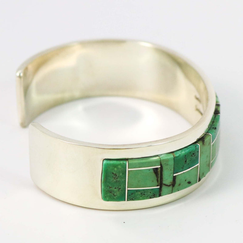 Turquoise Inlay Cuff by Tommy Jackson - Garland&