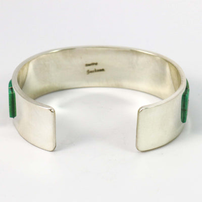 Turquoise Inlay Cuff by Tommy Jackson - Garland's