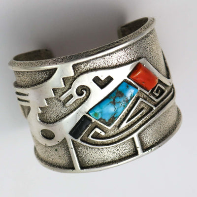Avanyu Cuff by Thomas Banyacya Jr. - Garland's