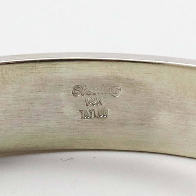 Gold on Silver Cuff by Robert Taylor - Garland's