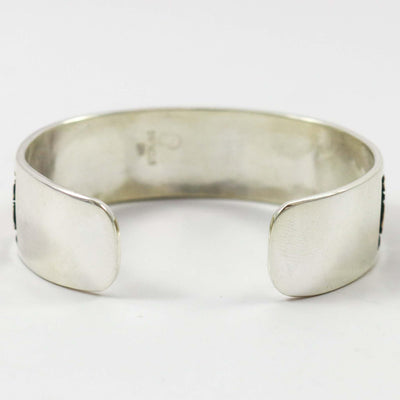 Gold on Silver Petroglyph Cuff by Watson Honanie - Garland's