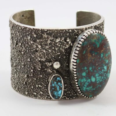 Cast Turquoise Cuff by Edison Cummings - Garland's