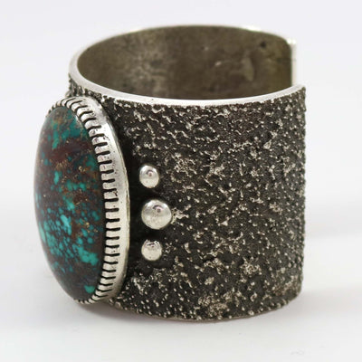 Cast Turquoise Cuff by Edison Cummings - Garland's