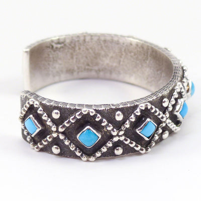 Sleeping Beauty Turquoise Cuff by Ernest Rangel - Garland's