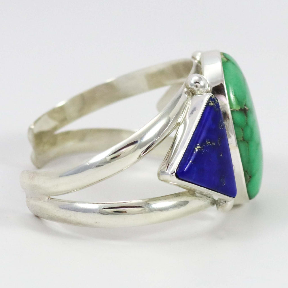 Variscite and Lapis Cuff by Noah Pfeffer - Garland's