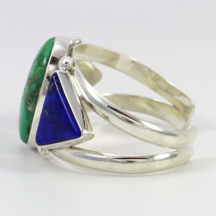 Variscite and Lapis Cuff by Noah Pfeffer - Garland's