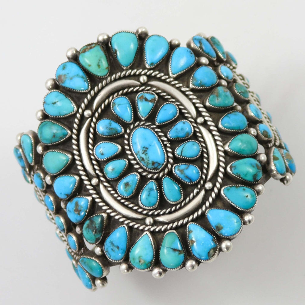 1930s Turquoise Cuff by Vintage Collection - Garland's