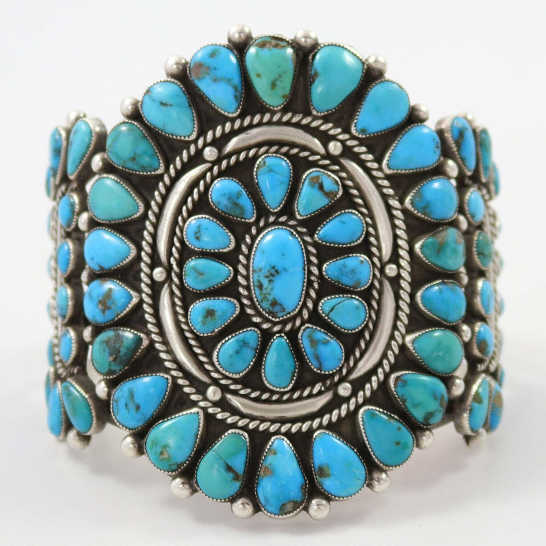 1930s Turquoise Cuff by Vintage Collection - Garland's