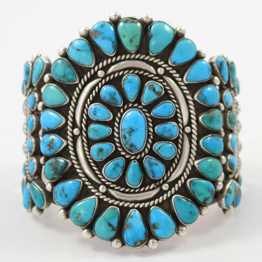 1930s Turquoise Cuff by Vintage Collection - Garland's