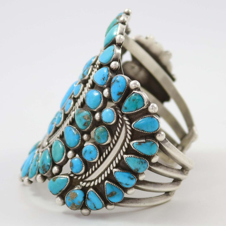 1930s Turquoise Cuff by Vintage Collection - Garland's